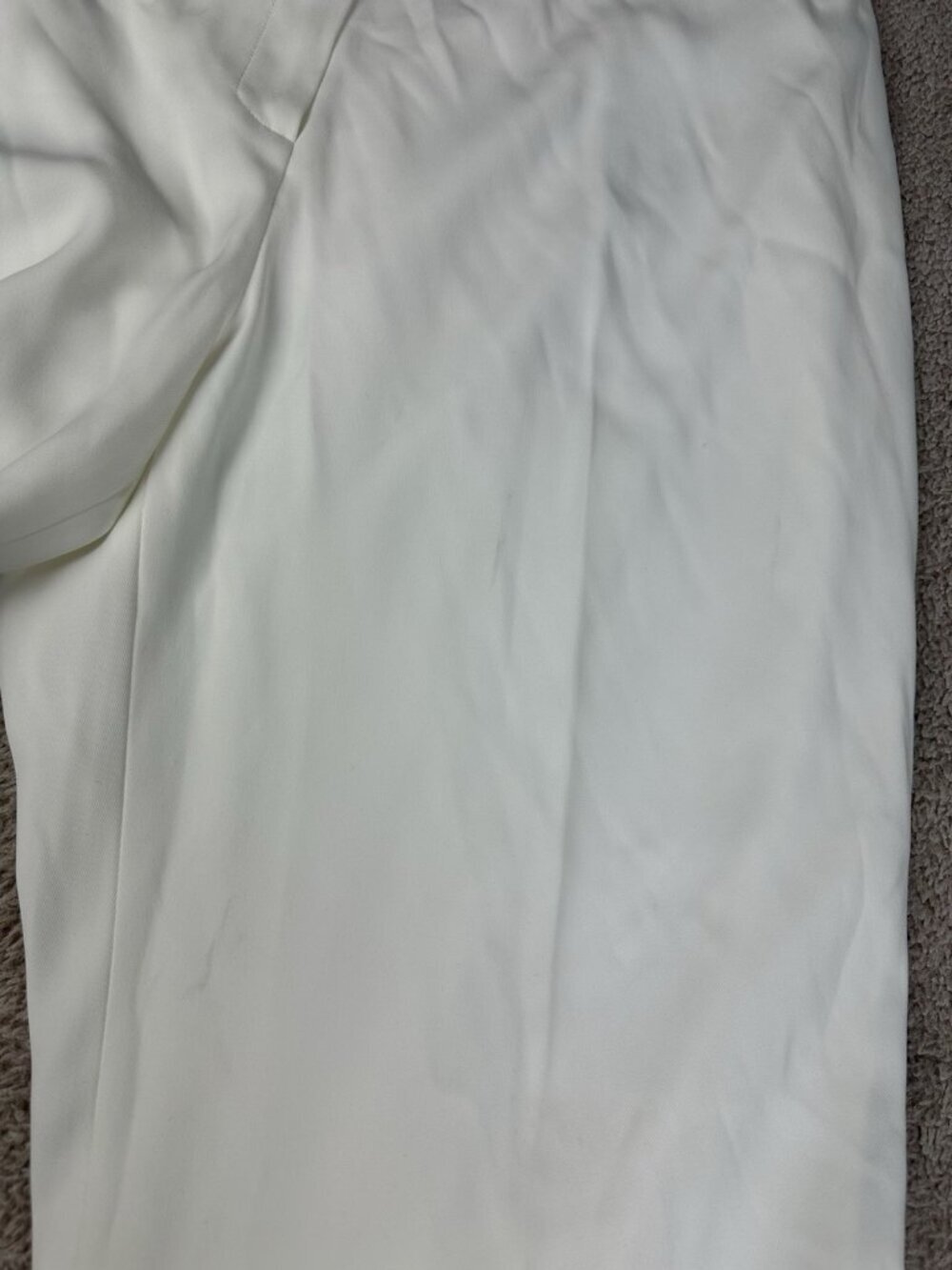 Little Black Tux Women's White Tuxedo Pants Black Side Stripe Size 16 NWT Formal - Picture 12 of 16